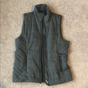 Houndstooth Puffy Vest